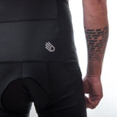 Sensor Férfi kerékpáros kantáros rövidnadrág CYKLO ENTRY, fekete, L