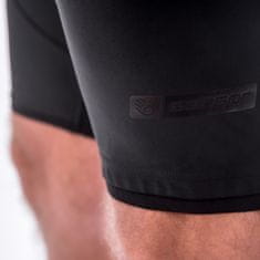 Sensor Férfi kerékpáros kantáros rövidnadrág CYKLO RACE, fekete, XL