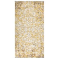 Vidaxl sárga lapos szövésű kültéri szőnyeg 80 x 150 cm 317042