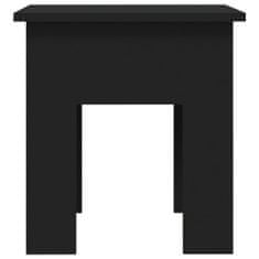 shumee fekete forgácslap dohányzóasztal 40 x 40 x 42 cm