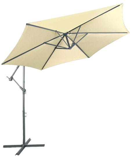 Linder Exclusiv Kerti konzolos napernyő 300 cm Bézs