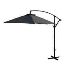 Linder Exclusiv Kerti napernyő konzolos 300 cm Sötétszürke