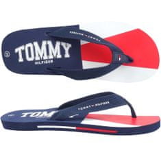 Tommy Hilfiger Papucsok vízcipő kék 35 EU Varsity Print