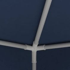 Greatstore kék rendezvénysátor oldalfalakkal 4 x 9 m 90 g/m²