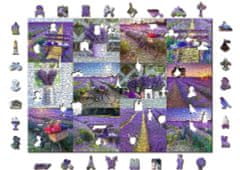 Wooden city Fa puzzle Lavender France 2 az 1-ben, 1010 darab ECO