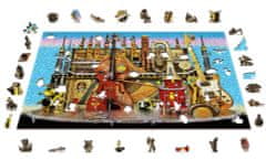 Wooden city Fa puzzle Musical Castle 2 in 1, 1010 db ECO