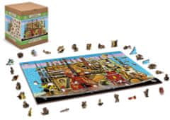 Wooden city Fa puzzle Musical Castle 2 in 1, 1010 db ECO
