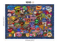 Wooden city Fa puzzle Őrült patch 2 az 1-ben, 1010 darab ECO