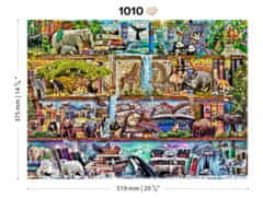 Wooden city Fából készült puzzle Csodálatos állatvilág 2 az 1-ben, 1010 darab ECO