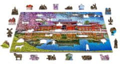 Wooden city Fa puzzle Byodo-in Temple, Kyoto, Japán 2 az 1-ben, 505 darab ECO