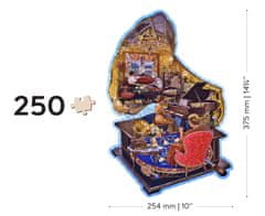 Wooden city Fa puzzle Hangulatos gramofon 250 db EKO