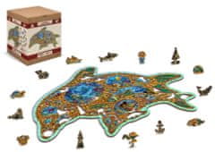Wooden city Fa puzzle Tenger ékszerei 250 db ECO