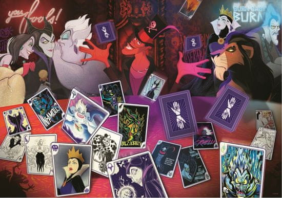 Trefl Disney villains puzzle: Csak jó kártyák 1000 darab