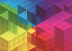 Trefl UFT Color Splash Puzzle: Cube Gradient 1000 db