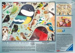 Ravensburger Puzzle Brit madarak 500 darab
