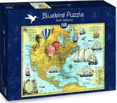 Blue Bird Puzzle Észak-Amerika 1500 darab