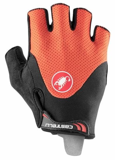 Castelli Férfi kerékpáros kesztyű Arenberg Gel 2 Glove Fiery Red/Black