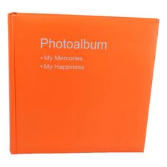 KPH Fotóalbum fotósarkokhoz 30x30/100 oldal CONCEPTION narancssárga