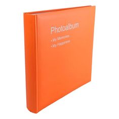KPH Fotóalbum fotósarkokhoz 30x30/100 oldal CONCEPTION narancssárga