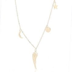 Xuping Jewelry NST1172 Női sebészeti acél aranyozott nyaklánc