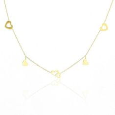 Xuping Jewelry NST1144 Női sebészeti acél aranyozott nyaklánc