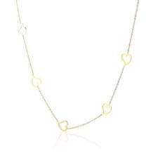 Xuping Jewelry NST1075 sebészeti acél aranyozott női nyaklánc