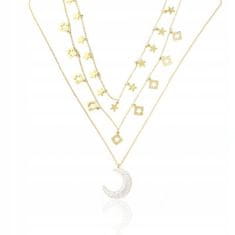 Xuping Jewelry NST1142 Női sebészeti acél aranyozott nyaklánc