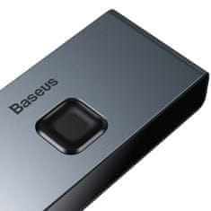 BASEUS Matrix HDMI Splitter 2in1 / 1in2 CAHUB-BC0G, szürke