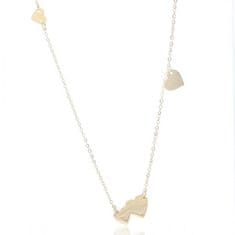Xuping Jewelry NST1170 Női sebészeti acél aranyozott nyaklánc