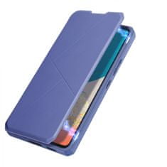 Dux Ducis Skin X bőr könyvtok Samsung Galaxy A73, kék