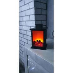 MG Lantern Fireplace LED lampáš, fekete