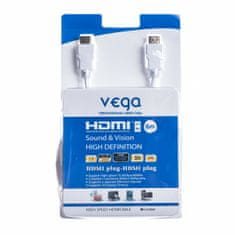 VEGA HDMI kábel 10,2 Gb / s 6 m fehér AA-1067