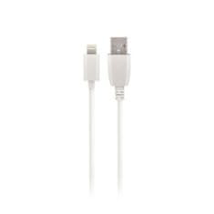 maXlife 8-PIN töltőkábel iPhone / iPad / iPod 1A 1m-hez, fehér