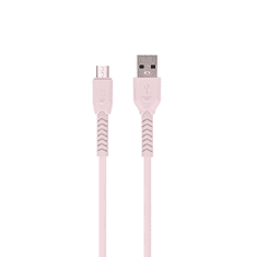 maXlife MXUC-04 microUSB kábel 1m OEM0100846 rózsaszín