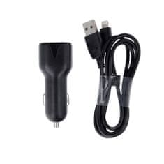 maXlife MXCC-01 autós töltő USB 2.4A lightning OEM0400067 fekete