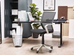 Beliani Állítható magasságú fekete irodai szék RELIEF