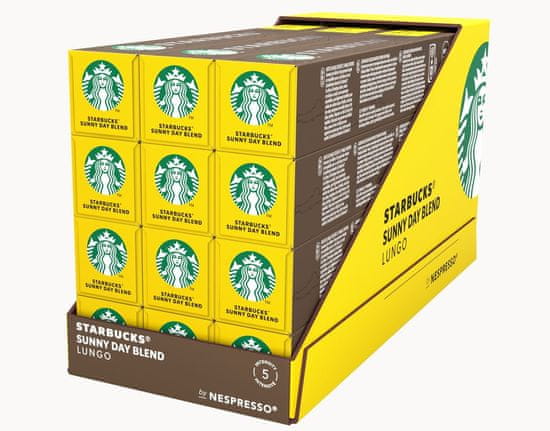 Starbucks by Nespresso Sunny Day Blend - kávékapszula – 12x10 kapszula egy csomagolásban
