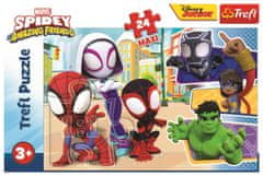 Trefl Puzzle Spiderman: Spidey és csodálatos barátai MAXI 24 darab