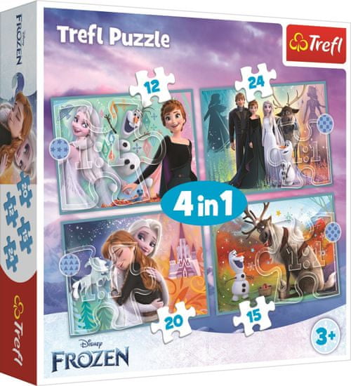 Trefl Puzzle Ice Kingdom: Amazing World 4 az 1-ben (12,15,20,24 darab)