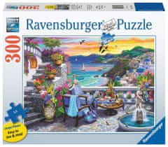 Ravensburger Puzzle Sunset over Santorini XXL 300 db