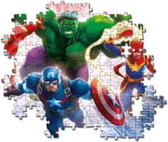 Clementoni Világító puzzle Marvel: Bosszúállók 104 darab