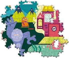 Clementoni Világító puzzle Monsters 104 darab