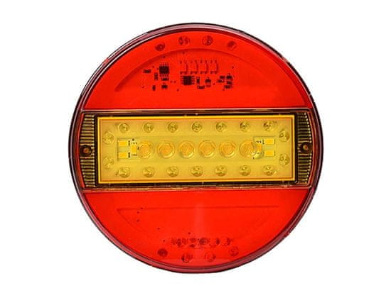 WAS Egyesített lámpa W94 (742) LED, 5-funkció, SLIM 2,5cm