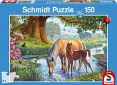 Schmidt Puzzle Lovak a folyóban 150 db