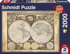 Schmidt Rejtvény A világ történelmi térképe 2000 darab