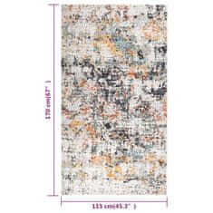 Vidaxl többszínű lapos szövésű kültéri szőnyeg 115 x 170 cm 317056