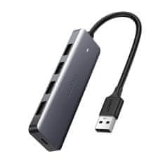 Ugreen CM219 USB HUB adapter 4x USB 3.2 / Micro USB, szürke