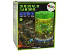 Lean-toys Dinoszaurusz kert egy Jar Light Creative matricák