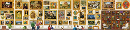 Grafika Rejtvény Az egész világ művészete mögött 54000 darab