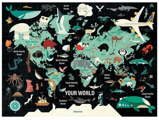 Mudpuppy Puzzle Your World 1000 darab